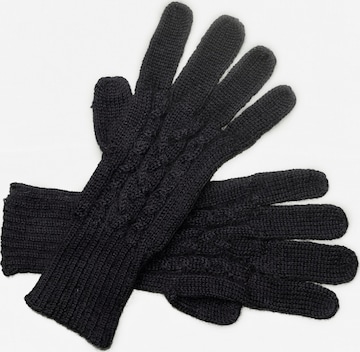 Posh Gear Fingerhandschuhe 'Guantibrada' in Schwarz: Vorderseite