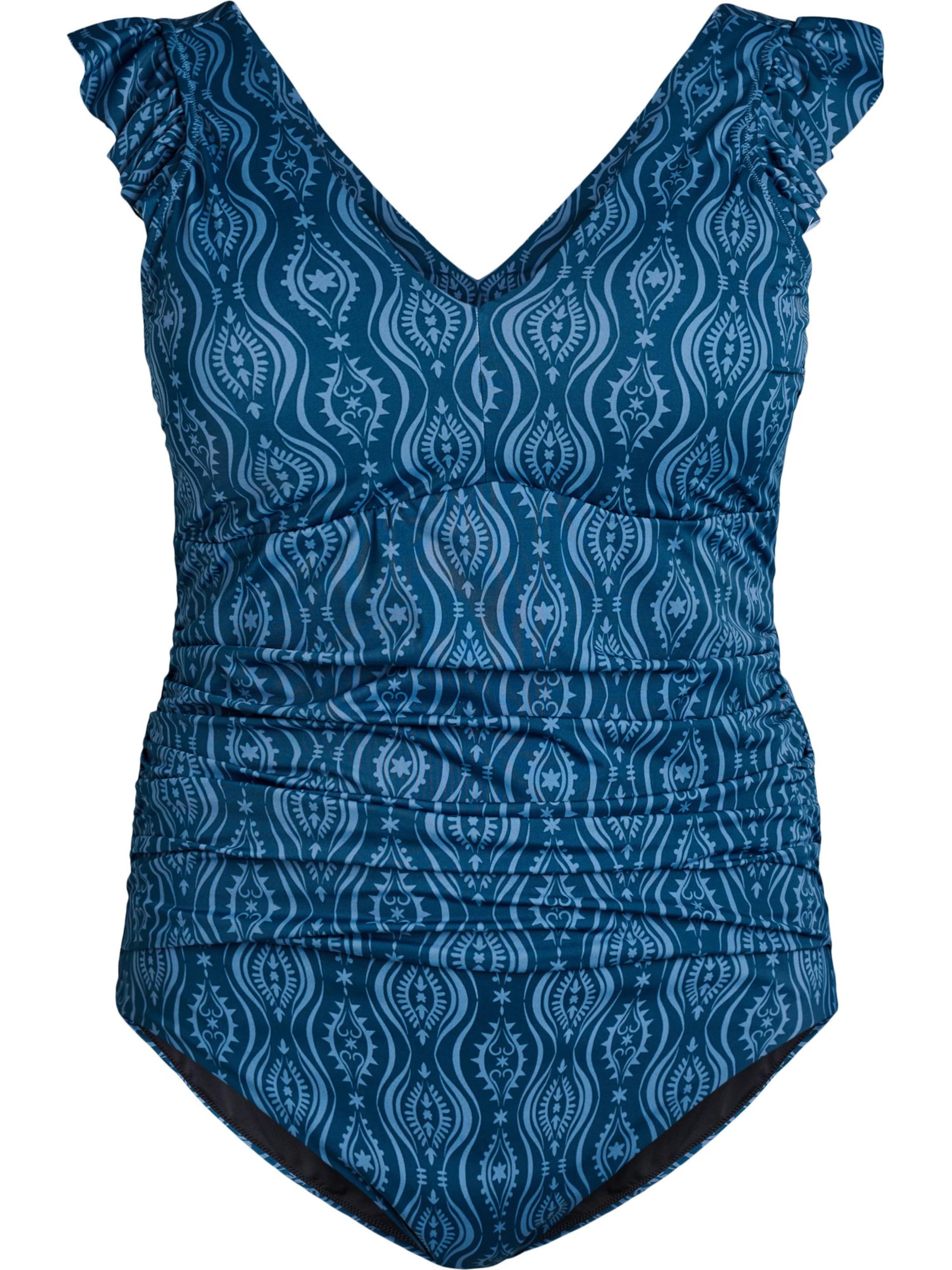 Swim by Zizzi Бюстье Купальник 'SGABBY' в Синий: спереди