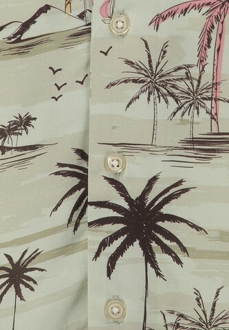 Key Largo Slim fit Overhemd 'Sandbanks' in Groen
