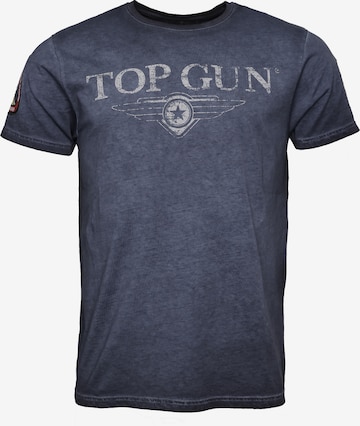 TOP GUN Shirt '20213001 ' ' in Grijs: voorkant