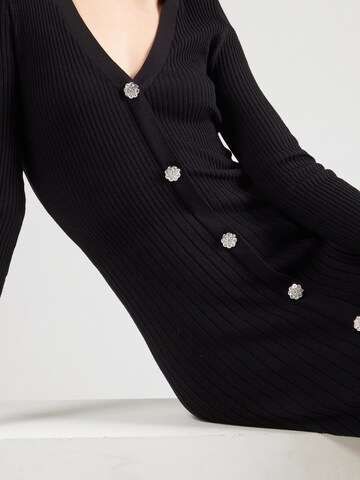YAS - Vestido de malha 'YASMIKKE' em preto