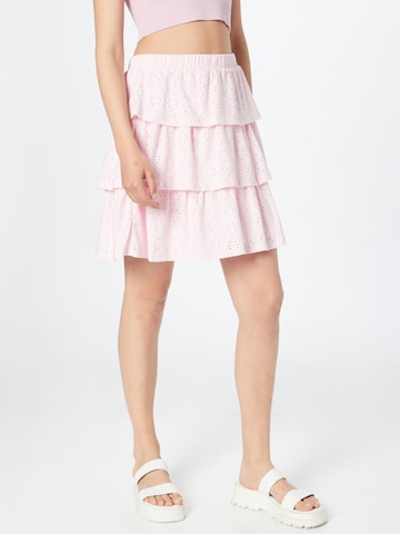 VILA Skirt 'Kawa' in Pink: front