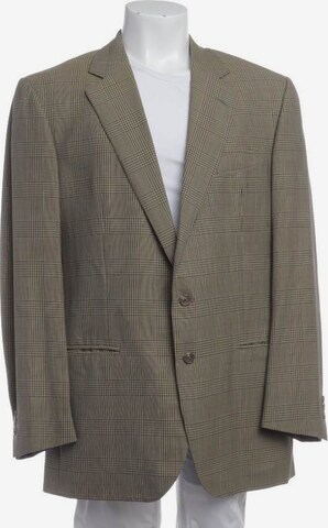 Zegna Suit Jacket in XXL in Brown: front