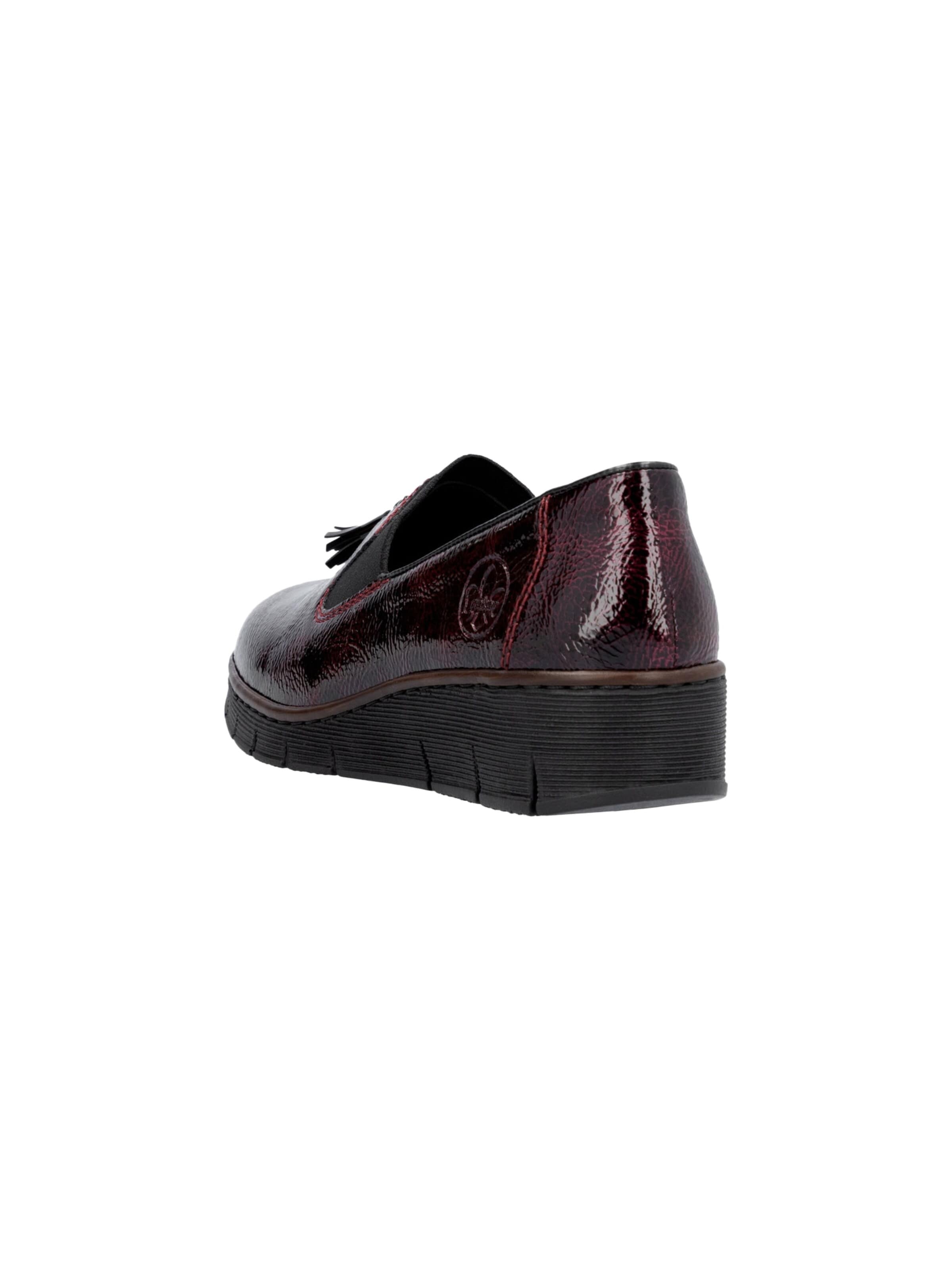 Rieker Pantofle 'Softlack-Slipper' w kolorze czerwony