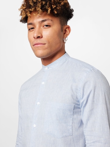 Lindbergh Regular fit Button Up Shirt in Blue