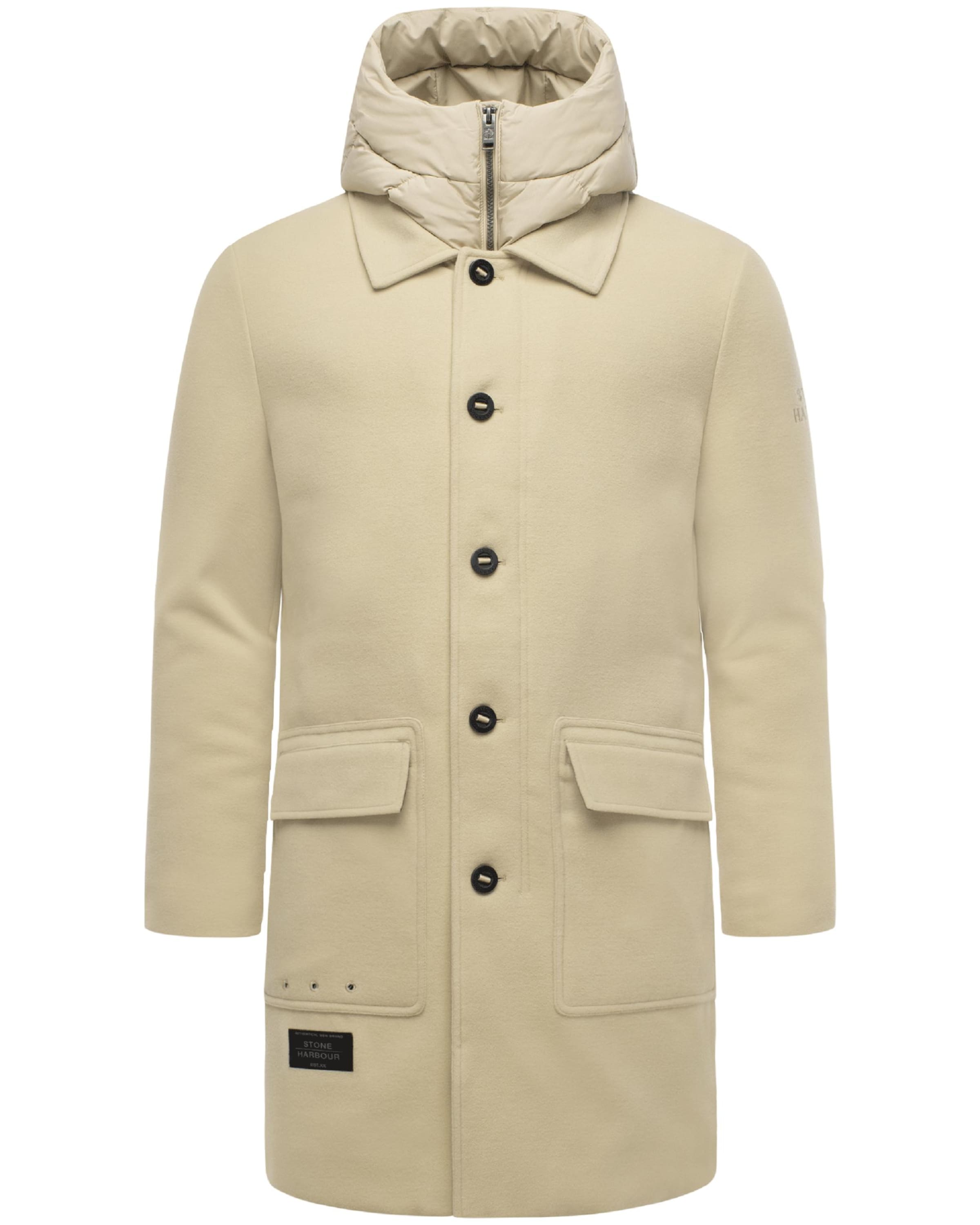 Cappotto invernale 'Thiagoo XX' di STONE HARBOUR in beige: frontale