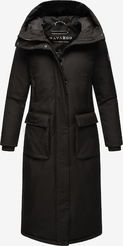 NAVAHOO Winter Coat 'Wolkenfrost XIV' in Black