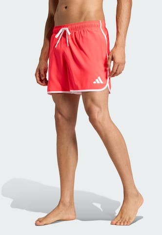 Maillot de bain de sport ADIDAS SPORTSWEAR en rouge : devant