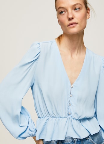 Pepe Jeans Bluse 'Edita' in Blau