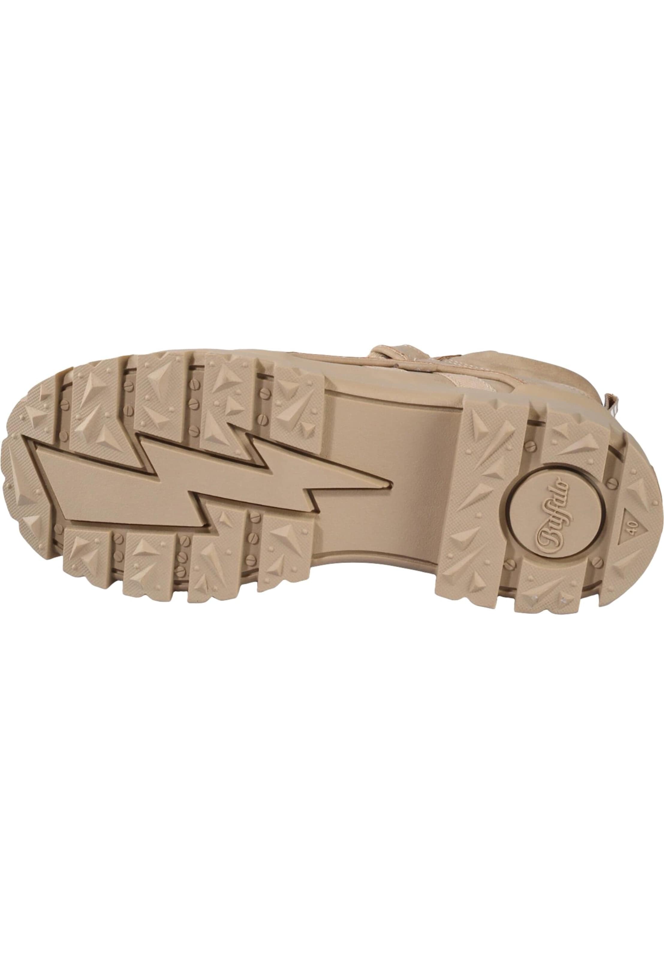 Bottines à lacets 'Aspha' BUFFALO en beige