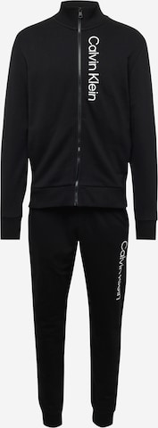 Calvin Klein - Fato de jogging em preto: frente