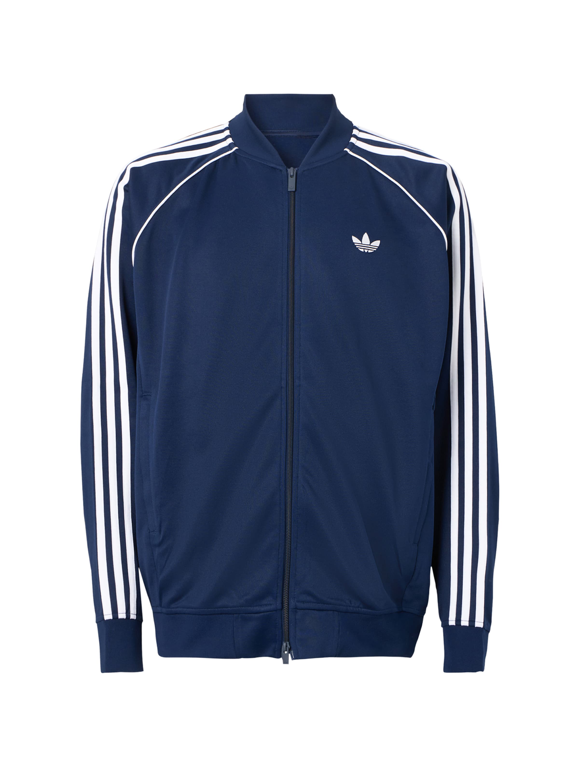 ADIDAS ORIGINALS Sweatvest 'SST Adicolor Classics' in Blauw: voorkant