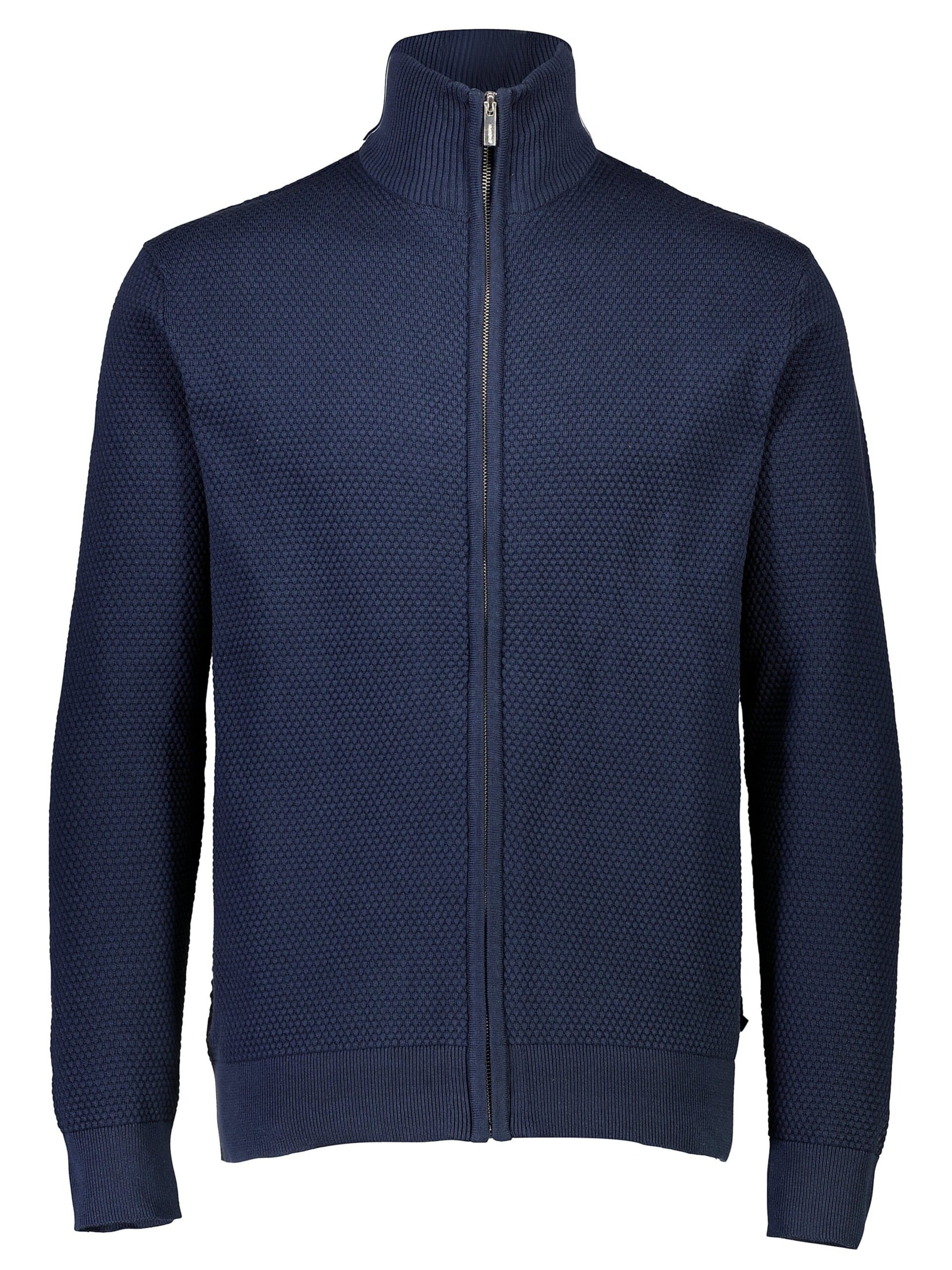 Vestes en maille Jack's en bleu : devant