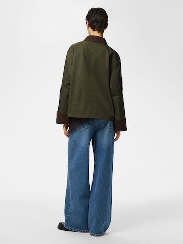 PIECES Between-Season Jacket 'PCJorma' in Green