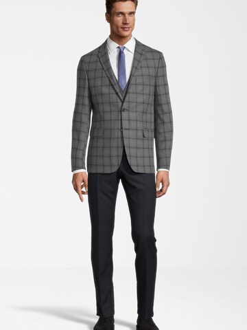 Coupe slim Costume Steffen Klein en bleu : devant