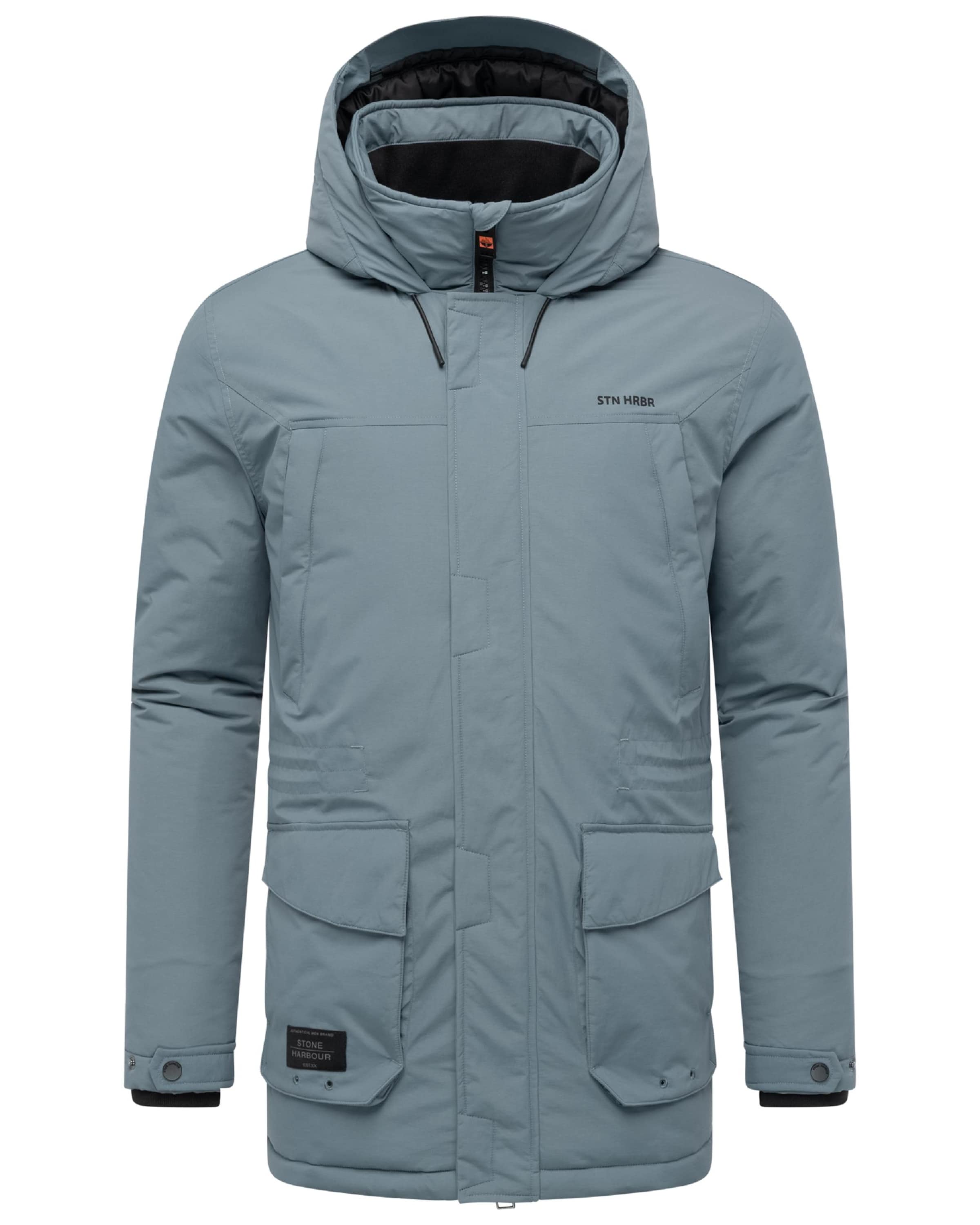 STONE HARBOUR Winter jacket 'Wadiim XX' in Blue: front