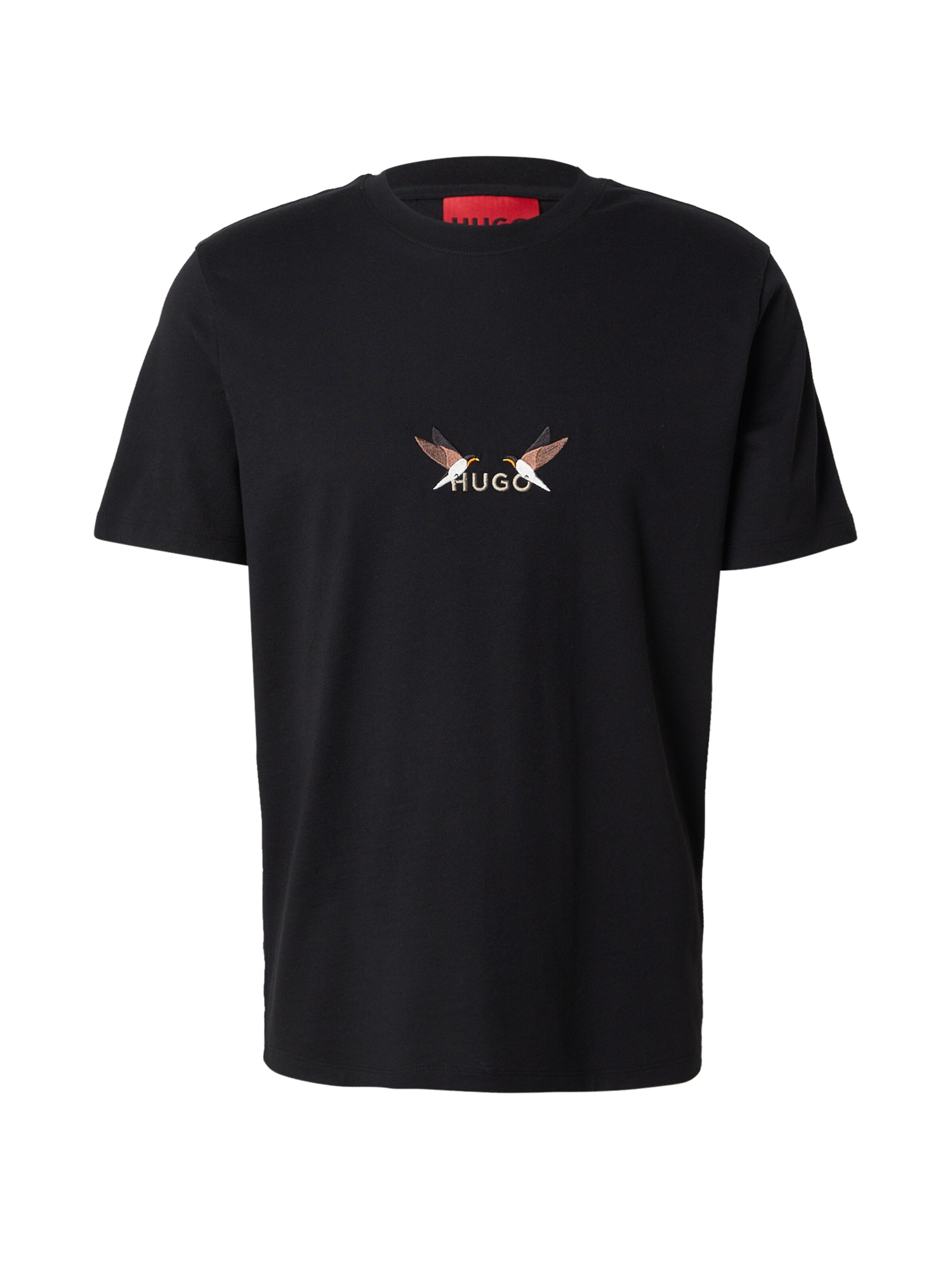 HUGO Shirt 'Dugolini' in Black: front