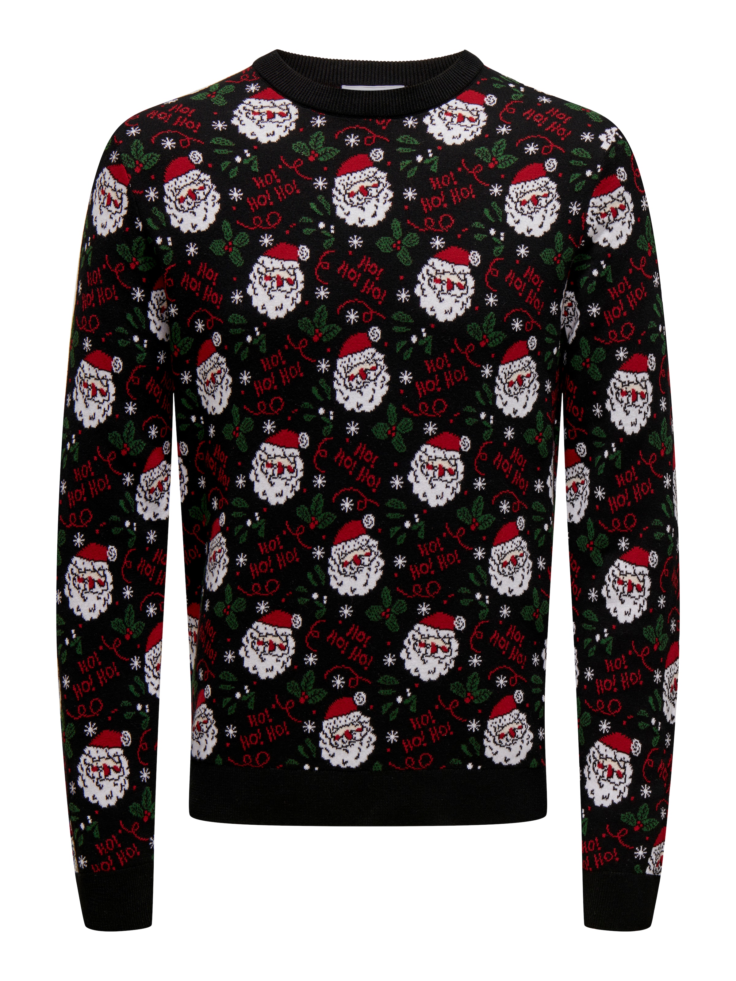 juoda Only & Sons Megztinis 'ONSXmas': priekis