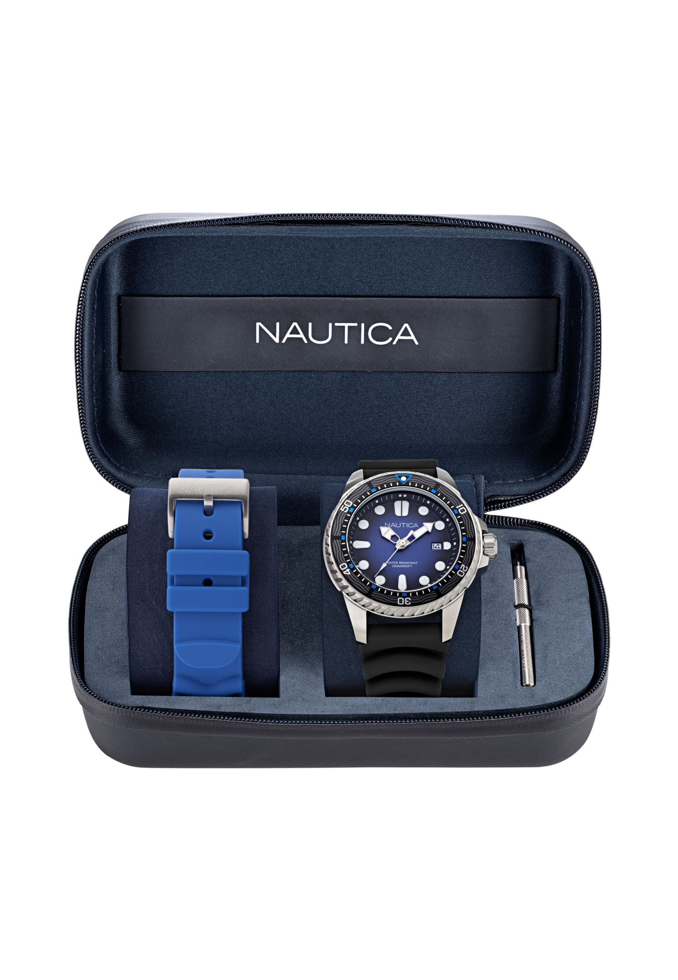 NAUTICA Analogt ur 'NCT SEA DIVE' i sort