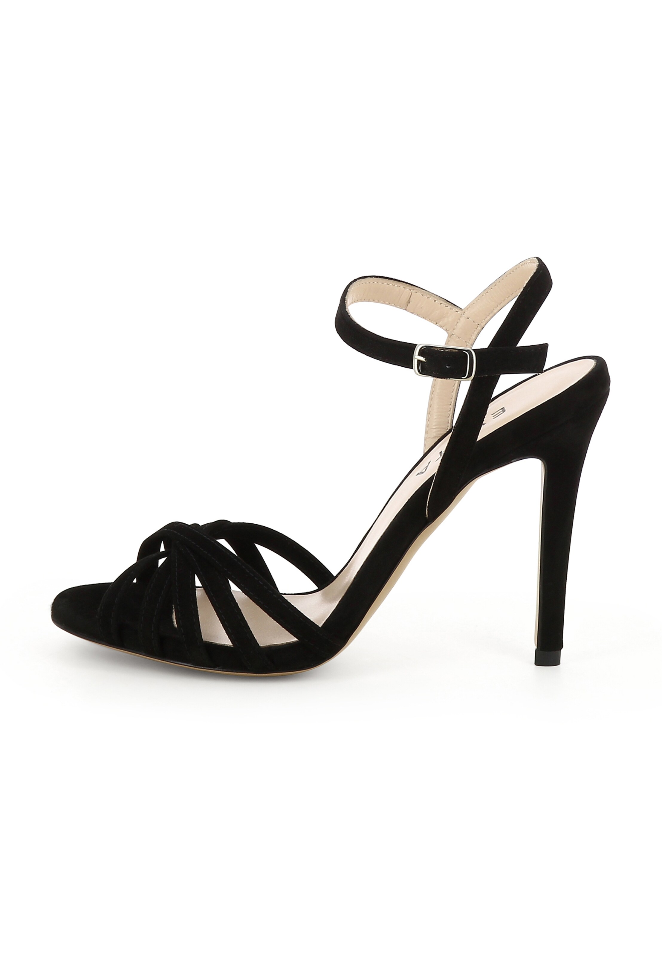 EVITA Sandalette 'EVA' in Schwarz: Vorderseite