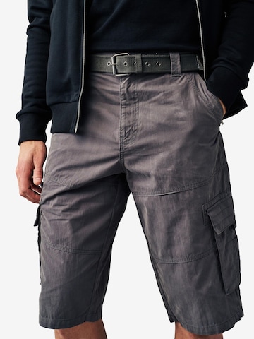 Regular Pantalon cargo Next en gris