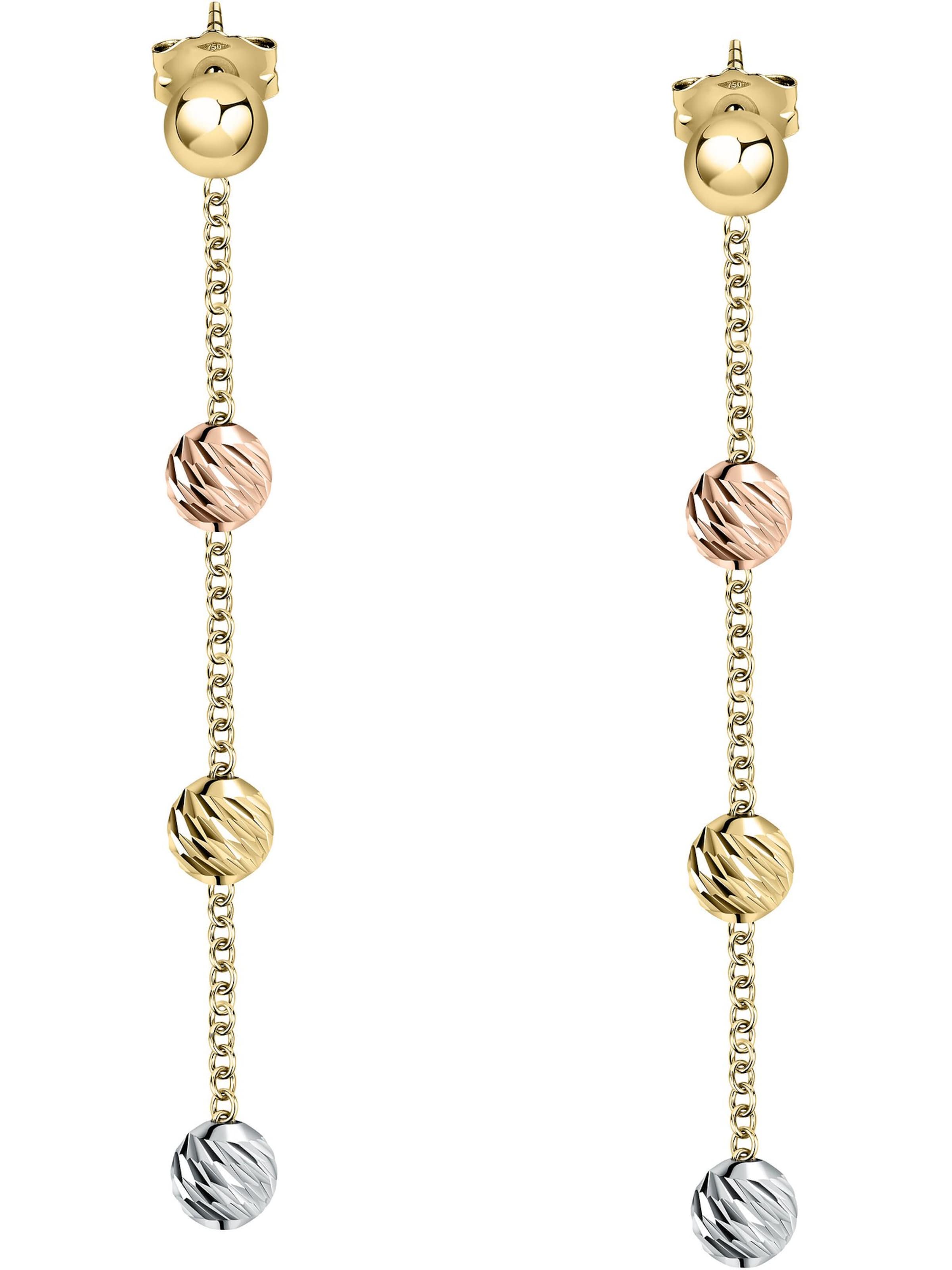 CHRIST Ohrringe in Gold