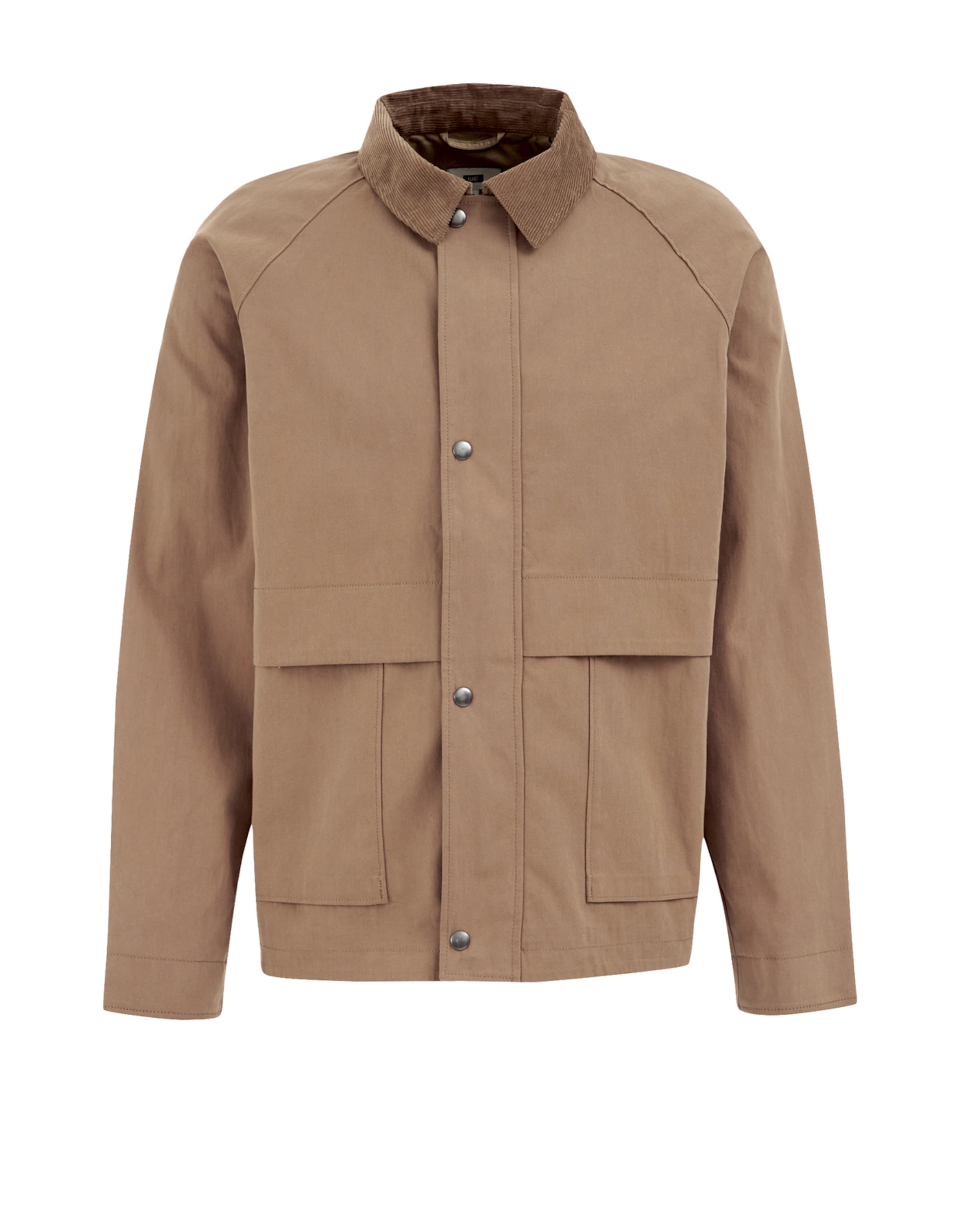 WE Fashion Kevad-sügisjope, värv pruun: eest vaates