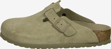 BIRKENSTOCK Huisschoen 'Boston' in Groen: voorkant