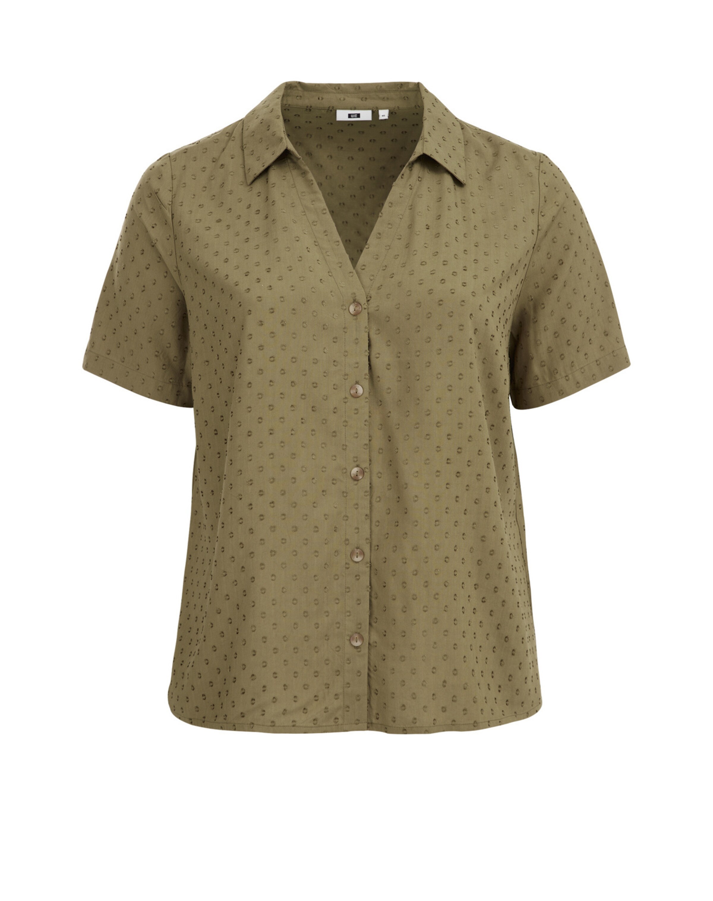 WE Fashion Блуза в зелено: отпред