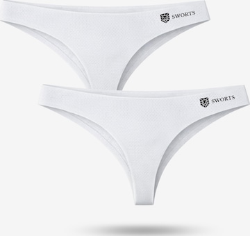 SWORTS Sportunterhose 'Airy' in Weiß: Vorderseite