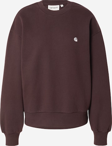 Sweat-shirt 'Casey' Carhartt WIP en marron : devant