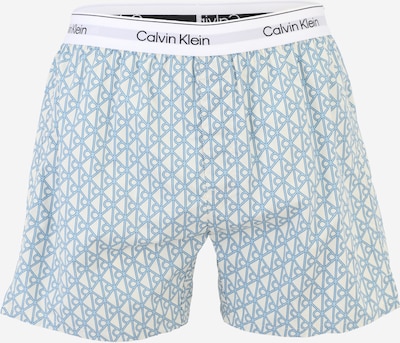 Boxer trumpikės iš Calvin Klein Underwear, spalva – šviesiai mėlyna / juoda / balta, Prekių apžvalga