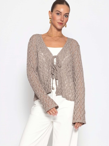 SASSYCLASSY Strickjacke‌‌ in Grau