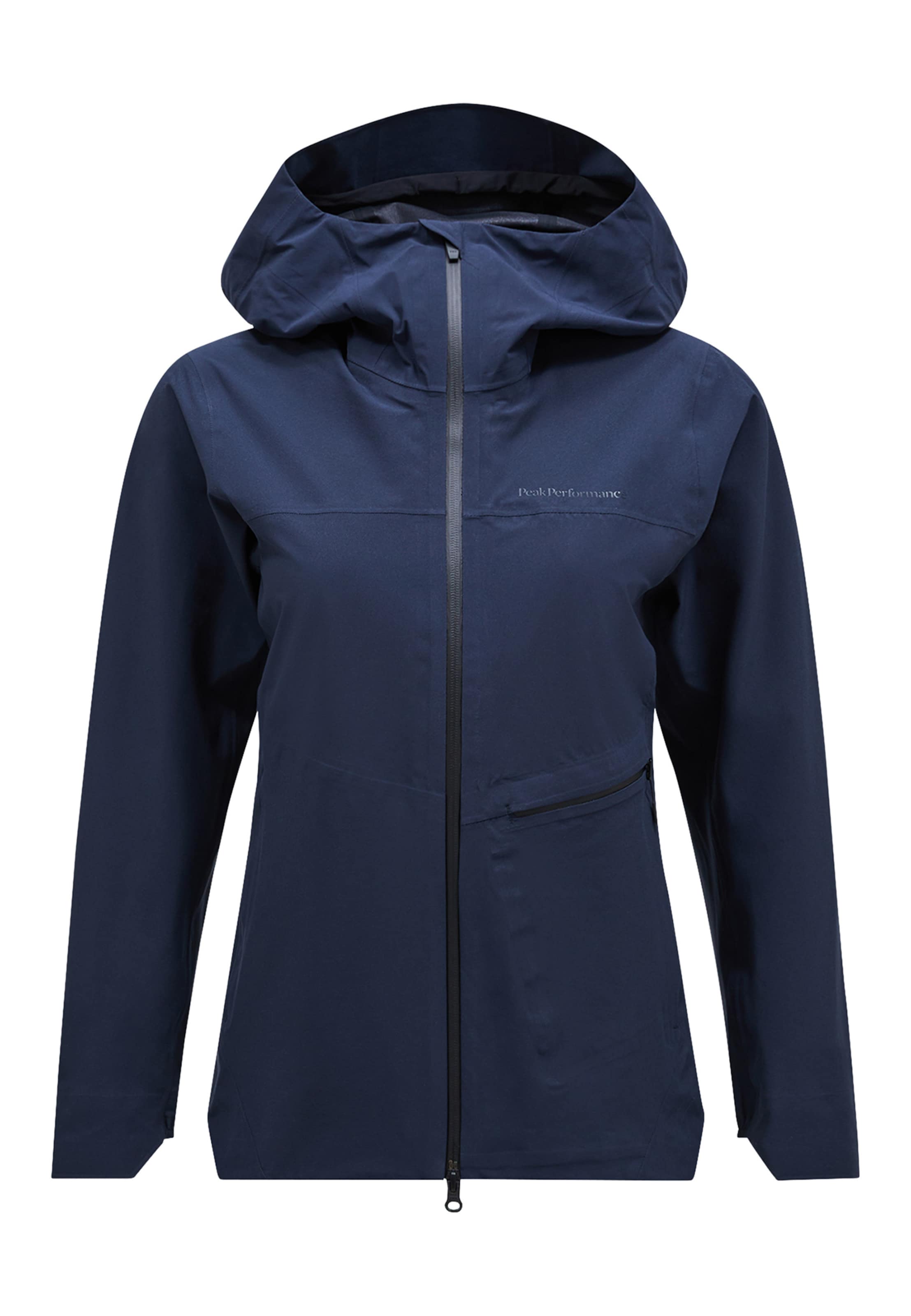 PEAK PERFORMANCE Regenjacke in Blau: Vorderseite