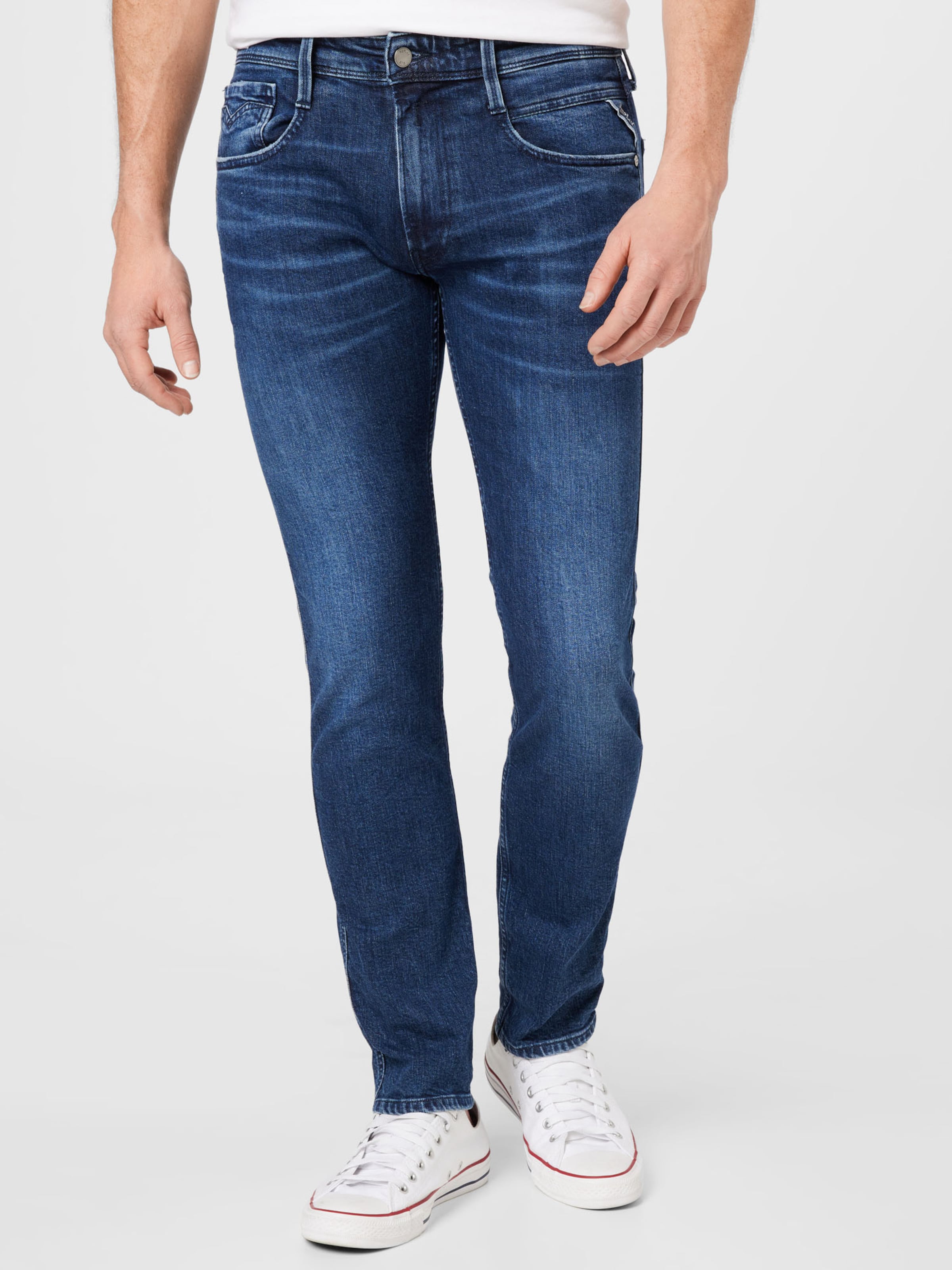 Männer Jeans REPLAY Jeans 'ANBASS' in Blau - OR86674