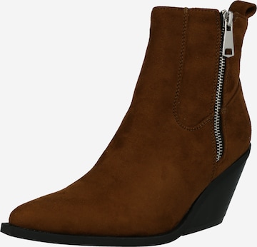 ONLY Ankle Boots 'Babi' in Brown: front