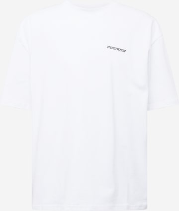 T-Shirt Pegador en blanc : devant