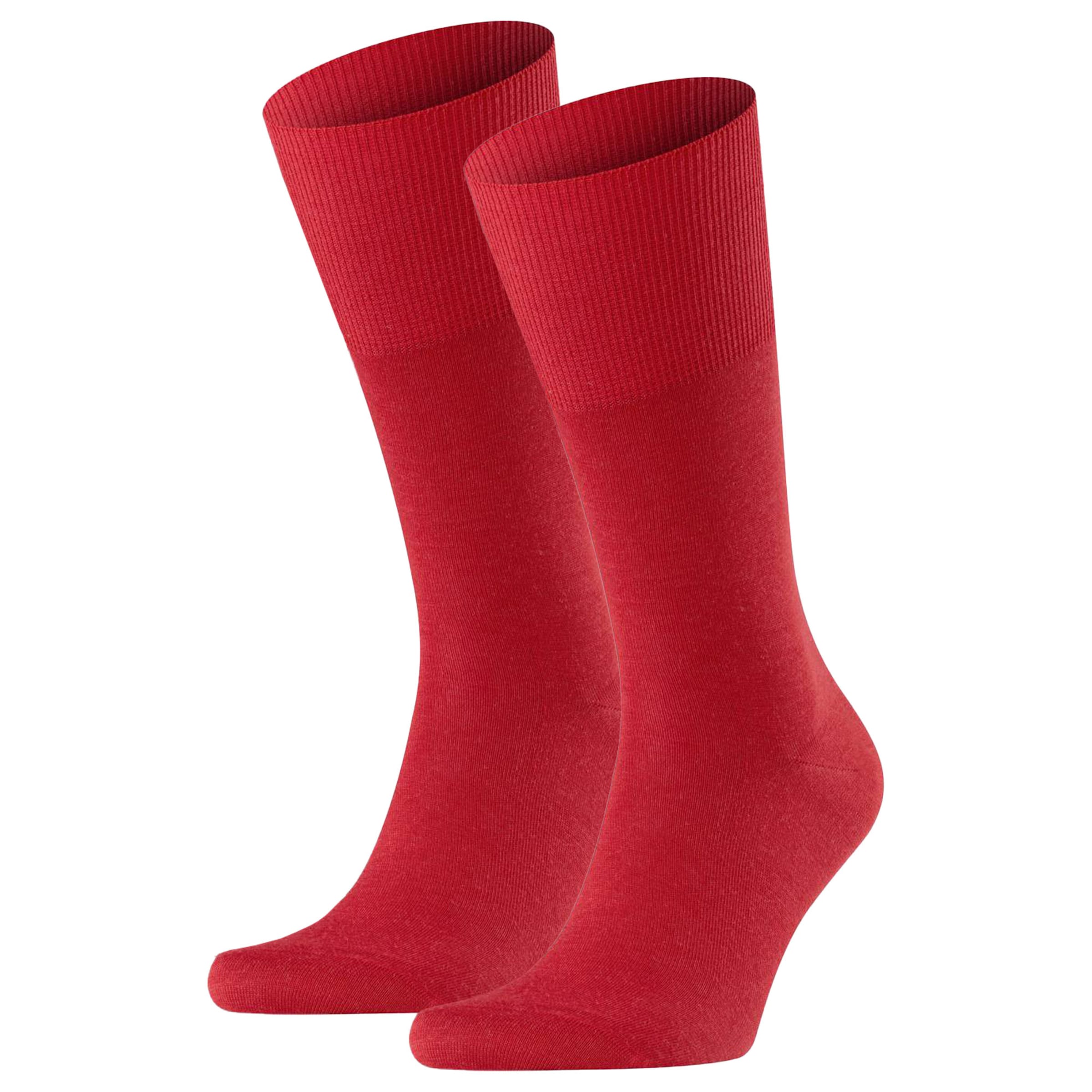 Chaussettes FALKE en rouge : devant