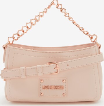 Love Moschino Crossbody Bag in Pink: front