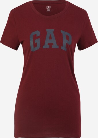 Gap Tall Тениска в червено: отпред
