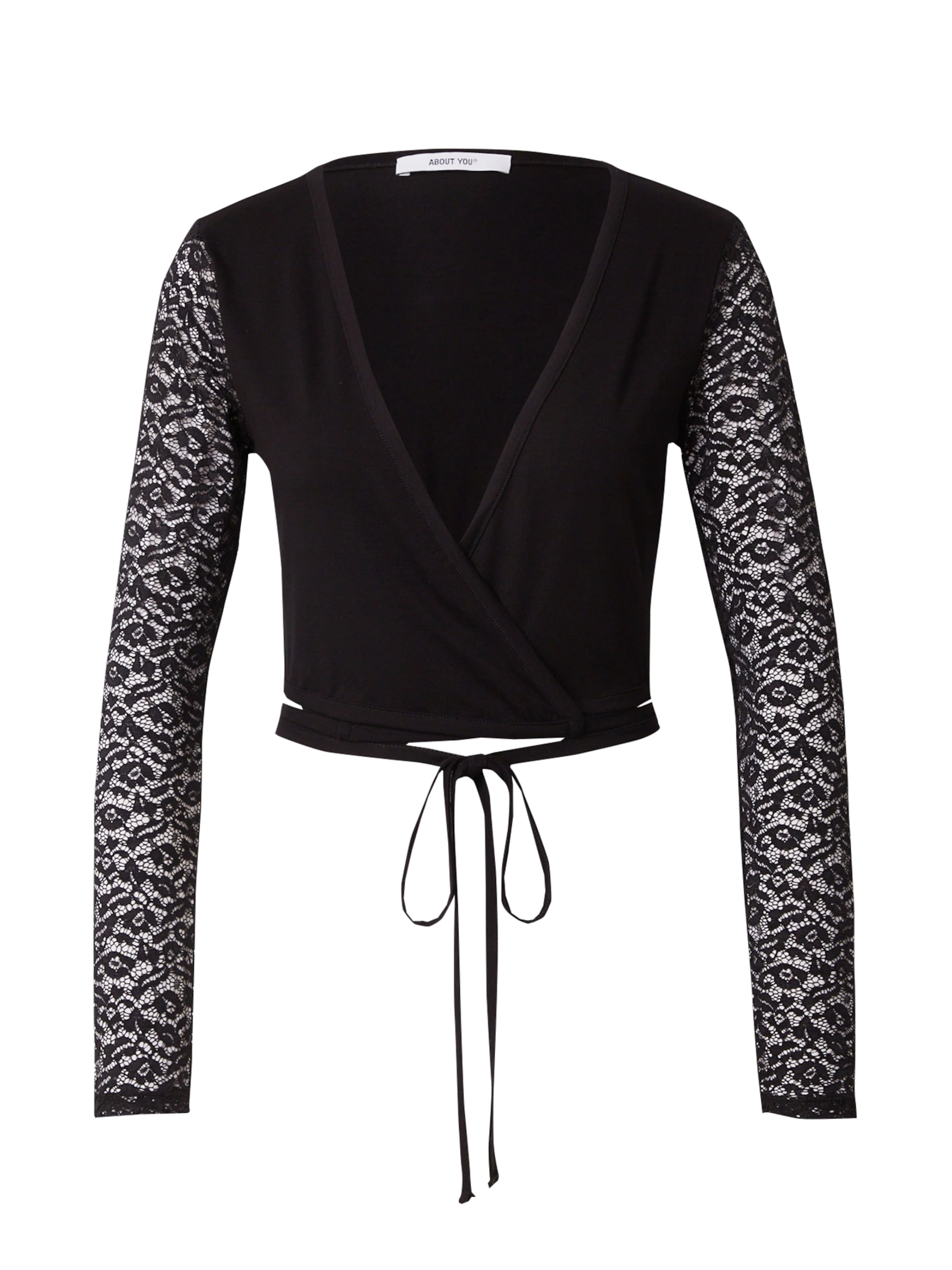 ABOUT YOU Tričko 'Fotini' – černá: přední strana
