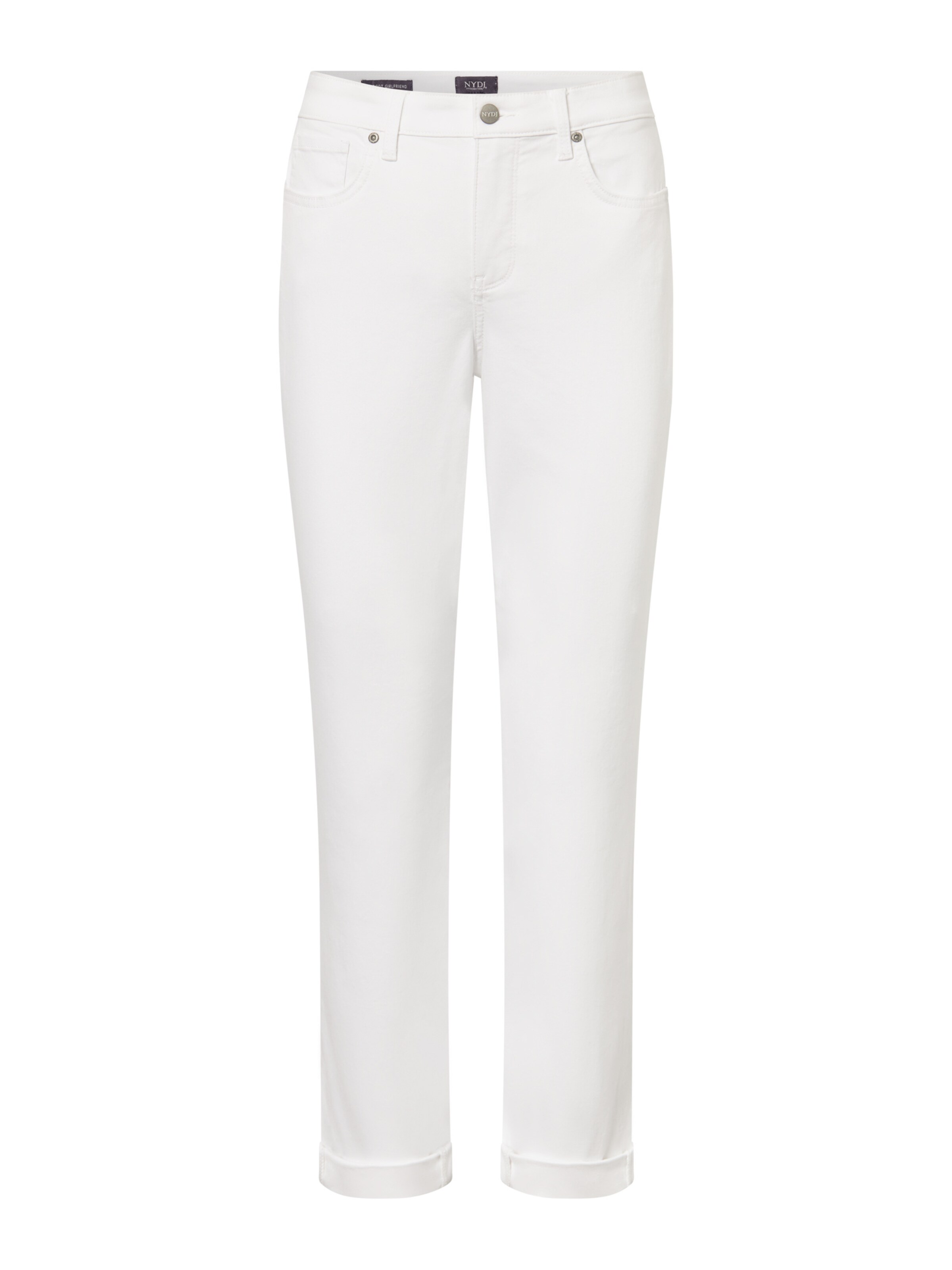 NYDJ Jeans 'Margot Girlfriend' in White: front