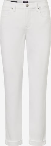 NYDJ Regular Jeans 'Margot Girlfriend' in White: front