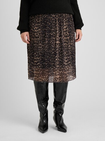 Gonna 'Lani' di Guido Maria Kretschmer Curvy in beige: frontale