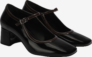 Desa - Zapatillas 'Slip-Ons' en negro: frente