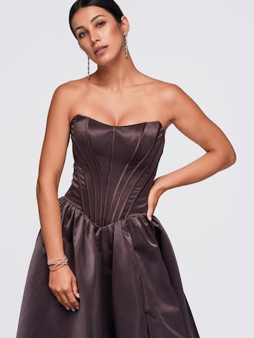Ombre Abendkleid‌‌‌‌‌‌ in Braun