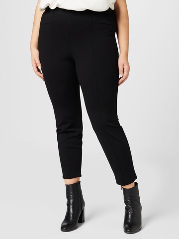 Skinny Leggings 'Seam' de la Dorothy Perkins Curve pe negru: față