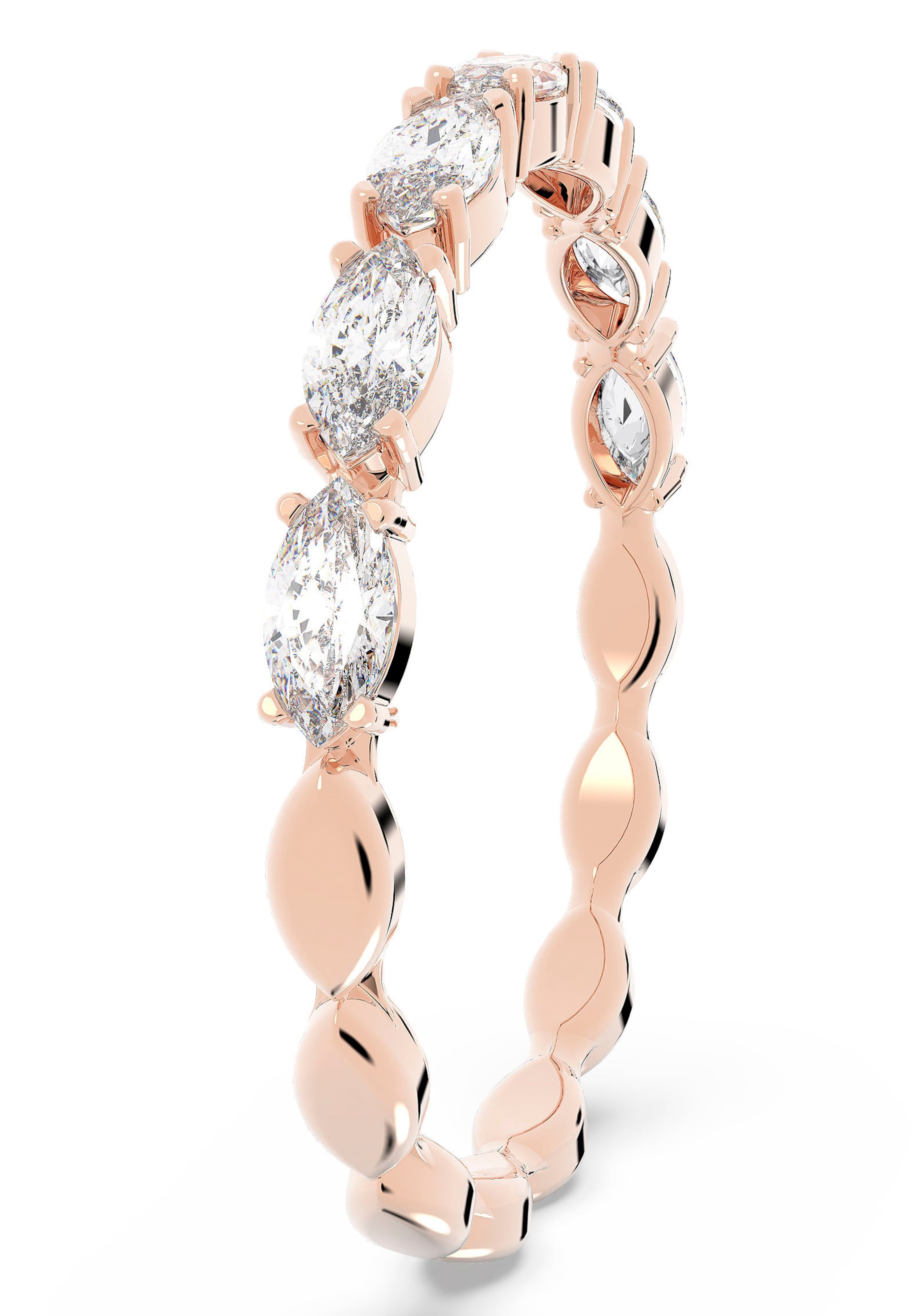 Swarovski Ring in Gold: Vorderseite