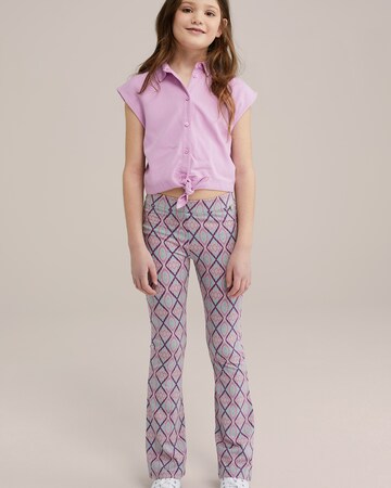 Evazați Leggings de la WE Fashion pe mov: față