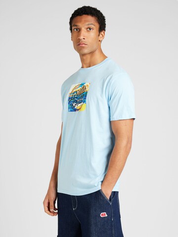 Santa Cruz T-Shirt in Blau: Vorderseite